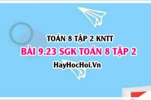Bài 9.23 SGK Toán 8 tập 2 Kết nối tri thức
